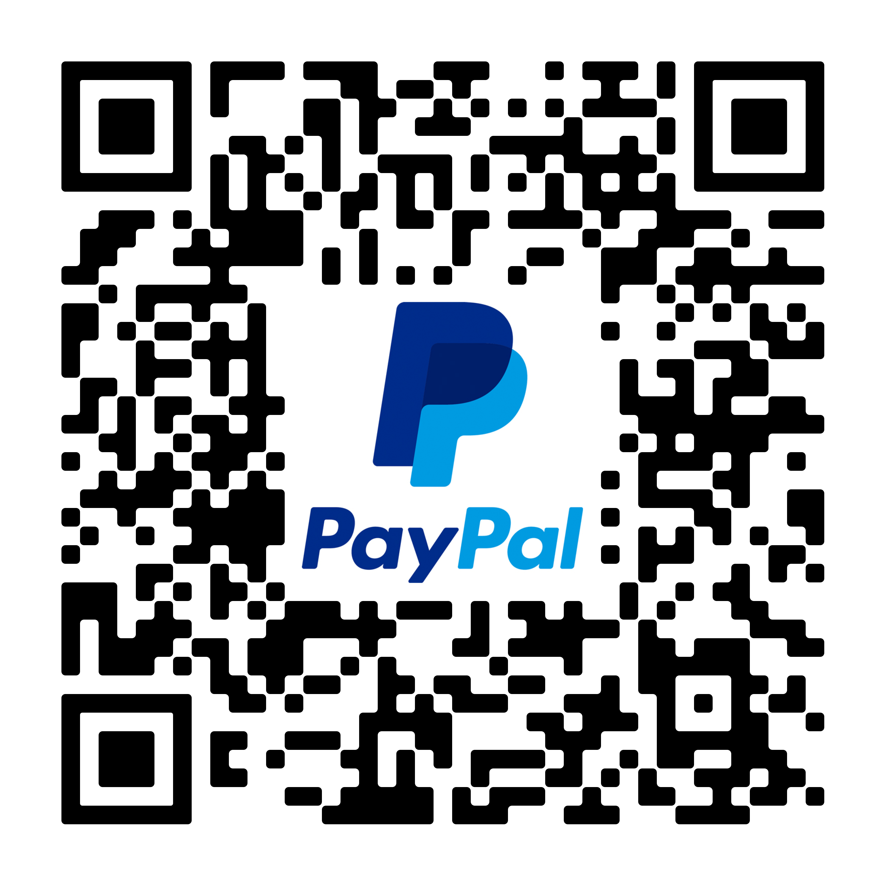 PayPal donation QR code
